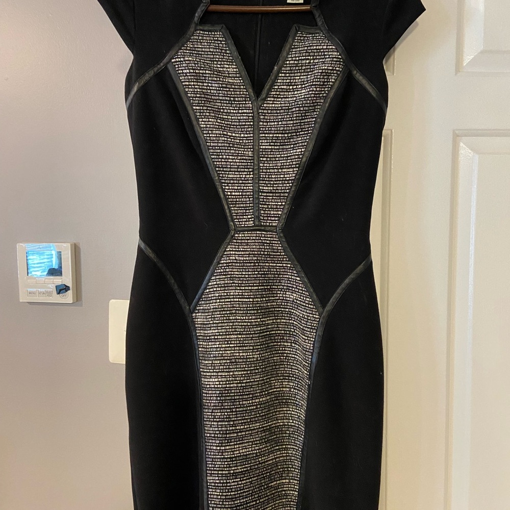 Cache Black and Gray Women's Dress size 2